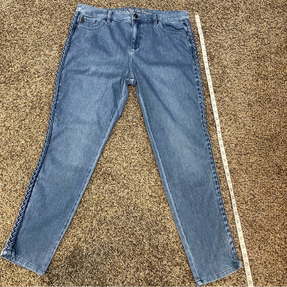 Belle Kim Gravel Jeans Flexi Belle Sz 14 - Picture 9 of 10